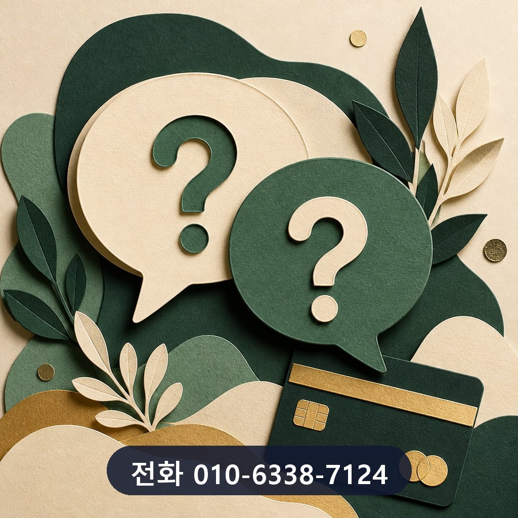 카드깡 선입금 없는곳 자주 묻는 질문 이미지