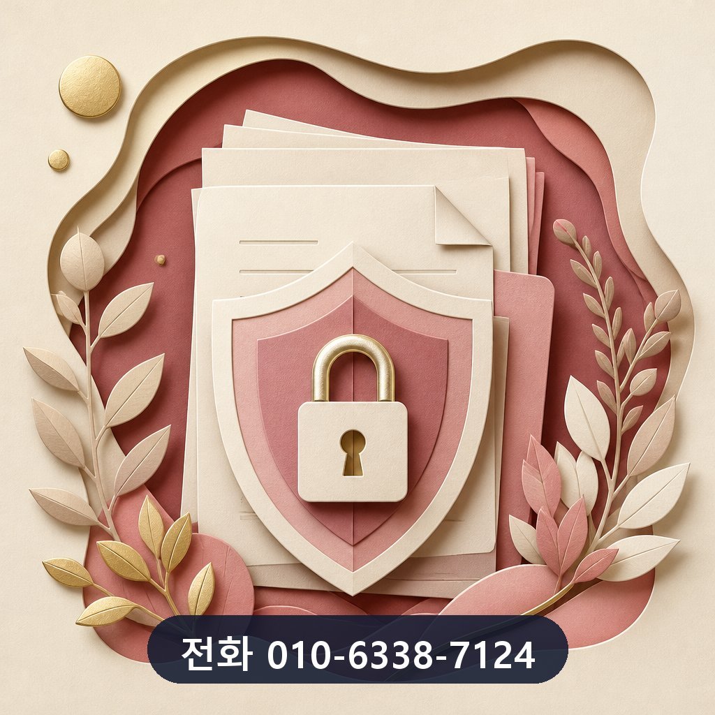 카드깡 선입금 없는곳 개인정보 보호 이미지